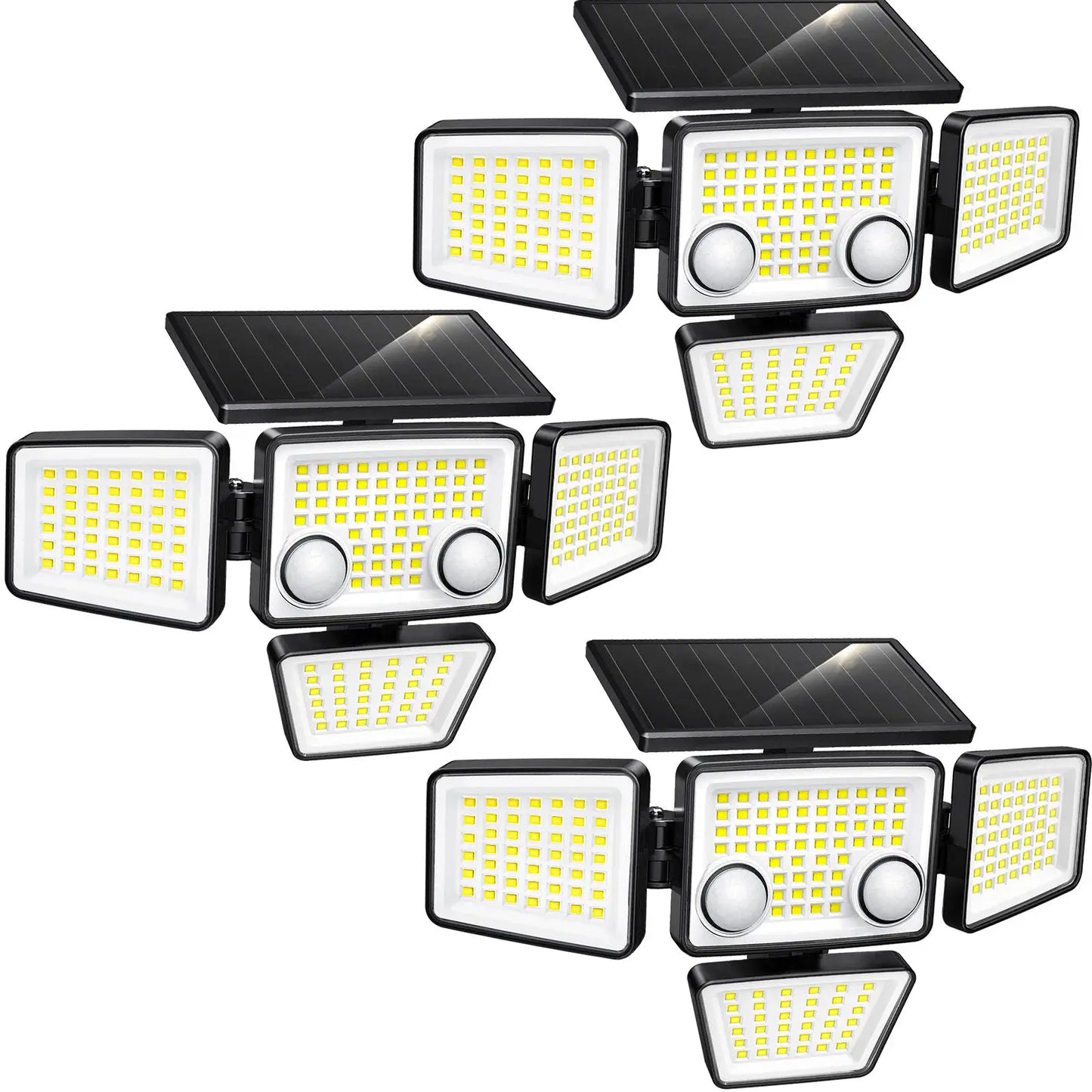 Solar Outdoor Lights - 3000LM 188 LED Motion Sensor Lights Solar Flood Security Lights for Backyard Yard Patio from PriceLows™