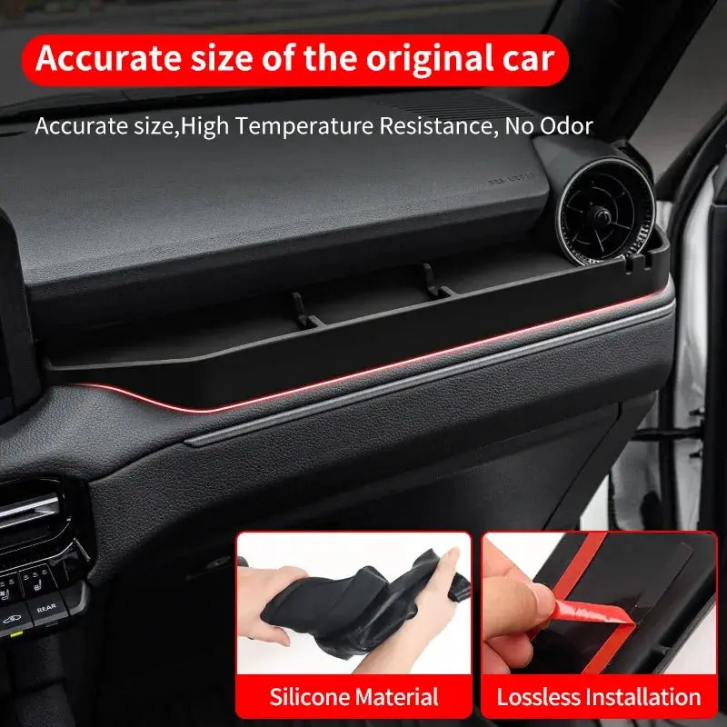 For Toyota Land Cruiser Prado 2024-2025 LC250 1st Edition 1958 J250 Silicone Storage Box & Dashboard Organizer Mat, Car Interior from PriceLows™