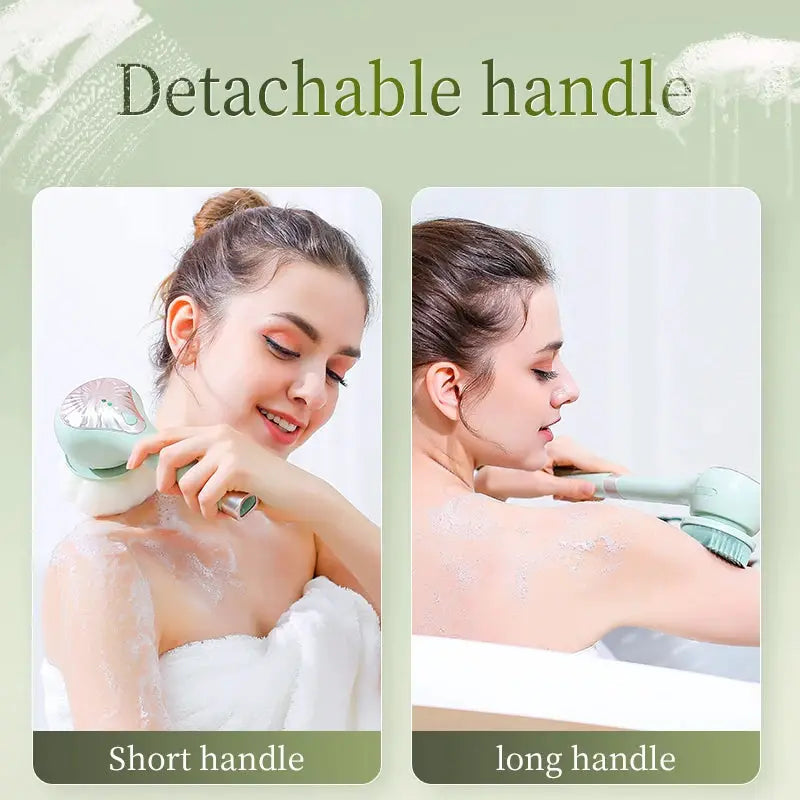 Electric Facial Cleansing Brush | Rechargeable USB | Detachable Heads