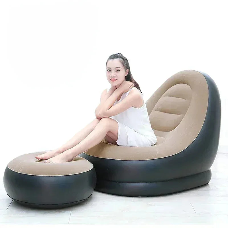 Inflatable Sofa Chair | Foldable Recliner | Indoor Outdoor Use