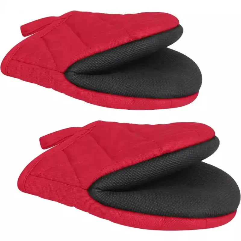 Oven Mitts | Heat Resistant 500°F | Non-Slip Silicone Lined | 2 Pack