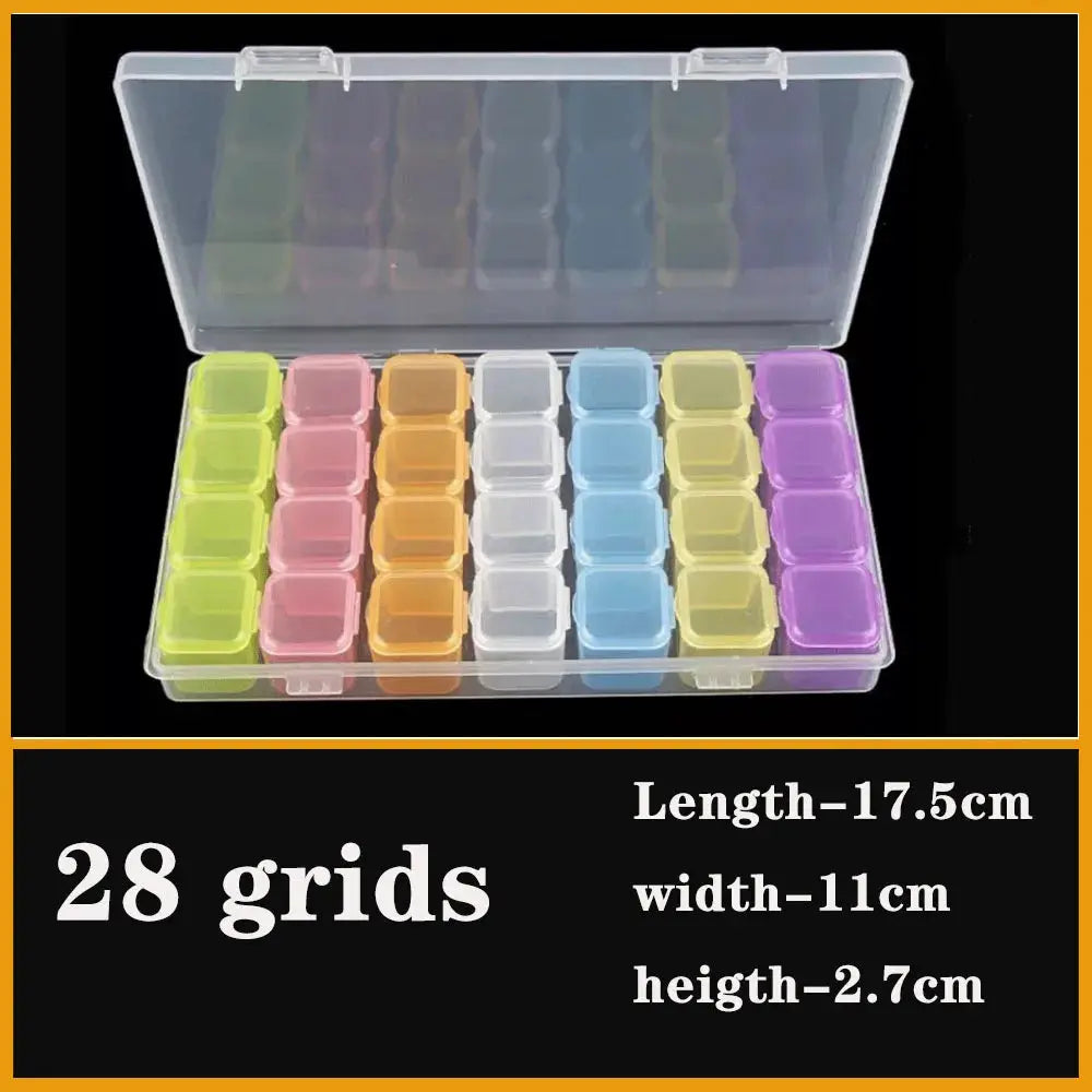 Transparent Plastic box Screw Compartment Box Jewelry Earring Display Case Container Clear Terminal Organizer Tool Storage boxes from PriceLows™