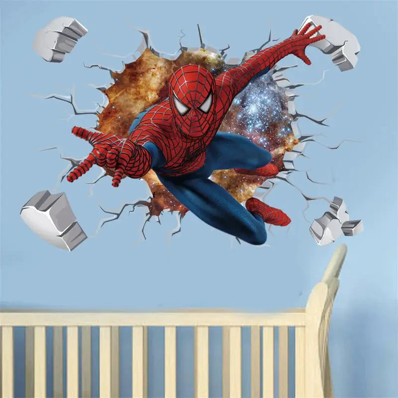 Wall Stickers | Avengers 3D Theme | Living Room Decor | One Size