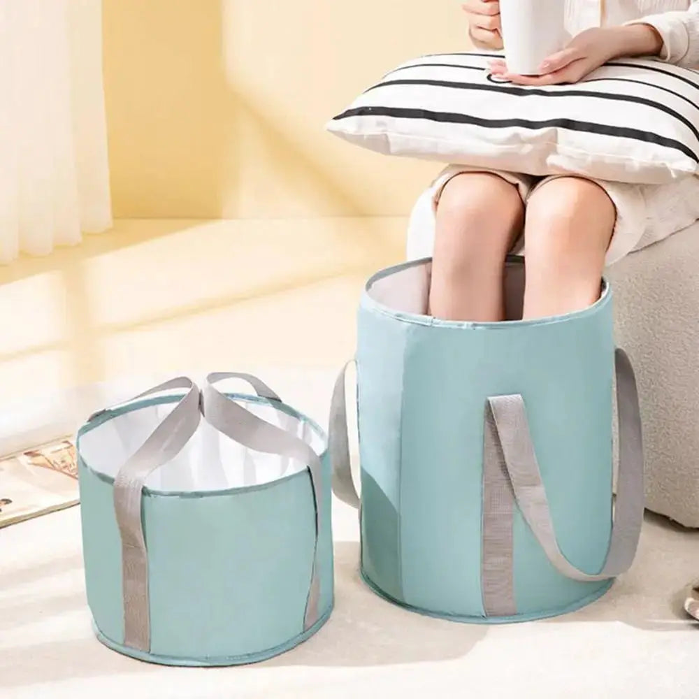Foldable Foot Bath Tub | 5 Layer Thick Fabric | Large Capacity Portable Wash Basin For Travel And Spa Use