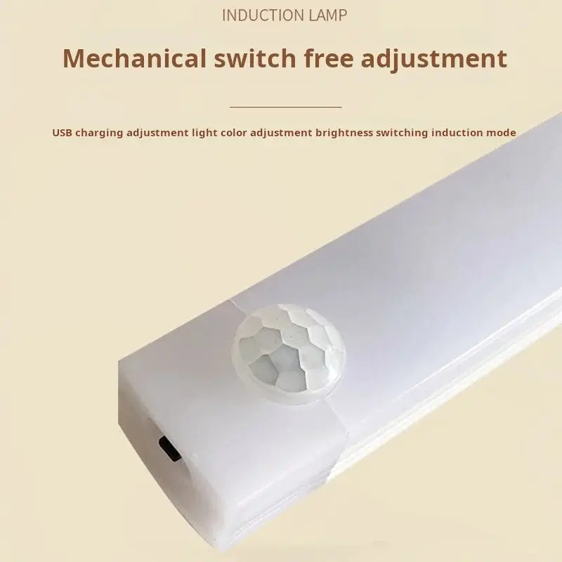 1pc Wireless Rechargeable LED Motion Sensor Cabinet Light - Ideal for Closet, Kitchen, Wardrobe, Stairs - Battery Operated Night from PriceLows™