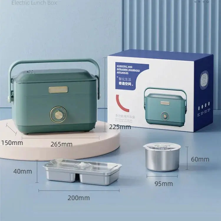 Portable Electric Lunch Boxes Charging Self Heating Car Oven Removable Container Bento Lunch Box from PriceLows™