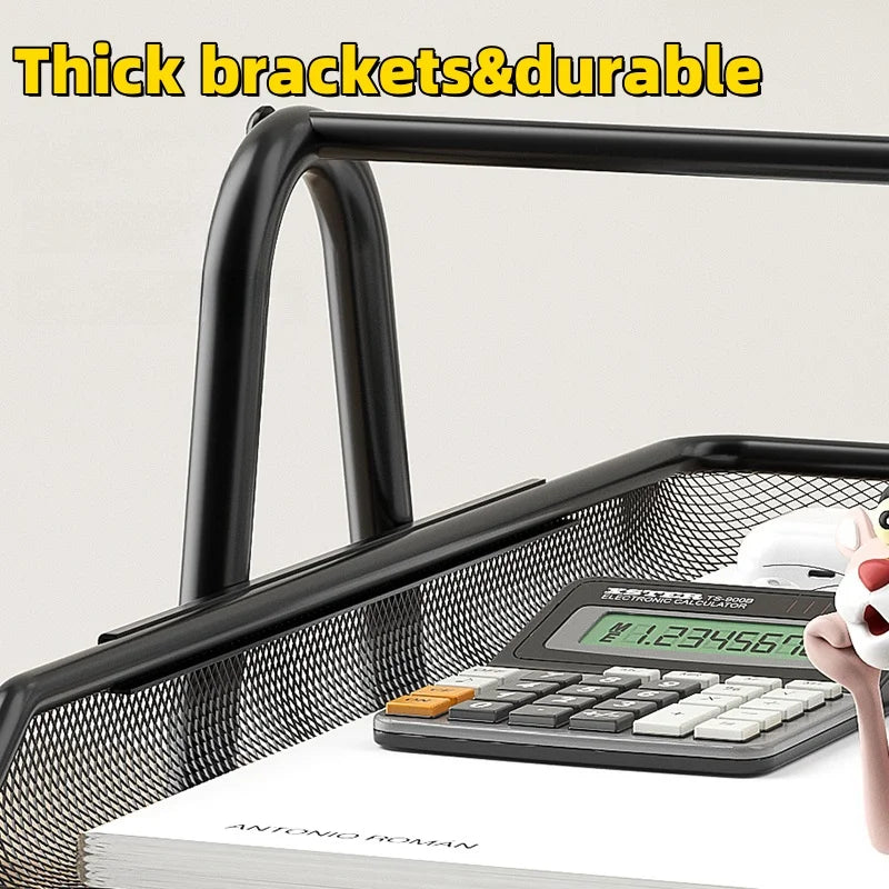 Metal Mesh File Tray | Four Layer | Drawer Type | Office Desk Use