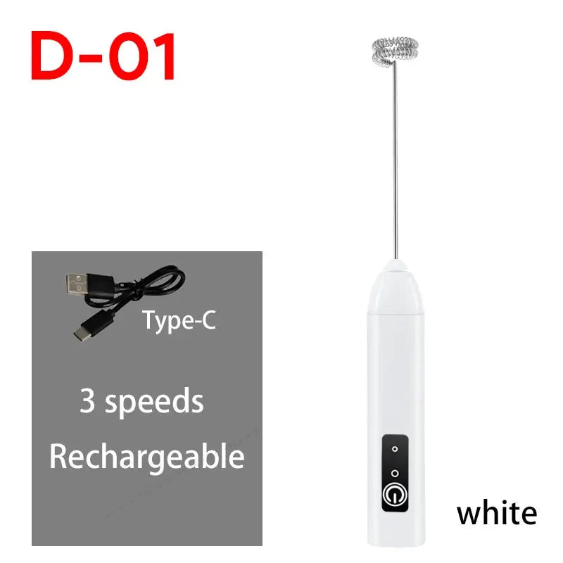 Electric Milk Frother | 2 In 1 | TypeC Charging | 3 Speeds