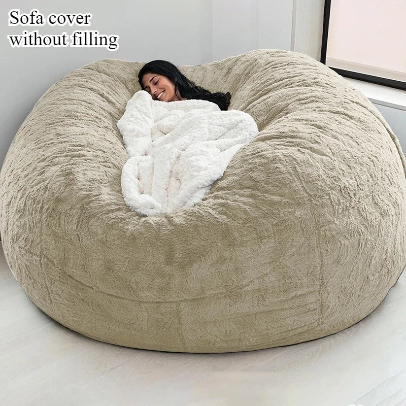 Bean Bag Cover | Arctic Velvet Fabric | Removable And Washable | Single