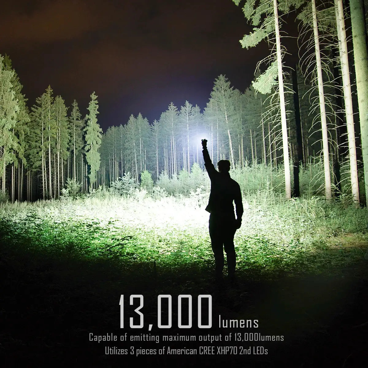 IMALENT MS03 EDC Flashlight 13000 Lumens Rechargeable Handheld Torch for Adventure Mountain Climbing Outdoor Exploration from PriceLows™