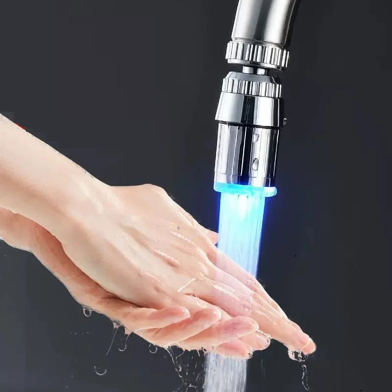 LED Faucet Aerator | Auto Color Change | Water Saving | Battery-Free