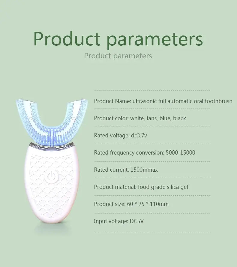 Electric Toothbrush | 360 Degree Sonic Clean | USB Rechargeable | All Ages