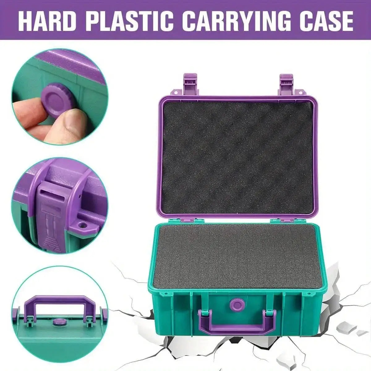 Multi-function Water-repellent and Moisture-proof Tool Box With Sponge Protection Portable Hardware Storage, Safety Instrument from PriceLows™