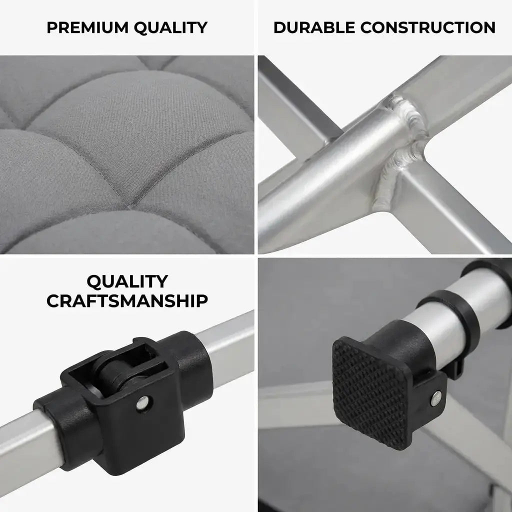 Aoran 560LBS Load-Bearing Outdoor Folding Chair, Non-Slip Foot Pads, Foldable Storage Bag Design Outdoor Furniture from PriceLows™