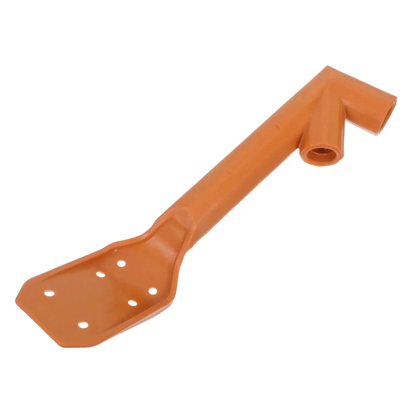 Dual Angle Gutter Cleaning Scoop 45 Degree 120 Degree Plastic Gutter Leaf Remover Tool Attachment for Threaded Extension Poles from PriceLows™