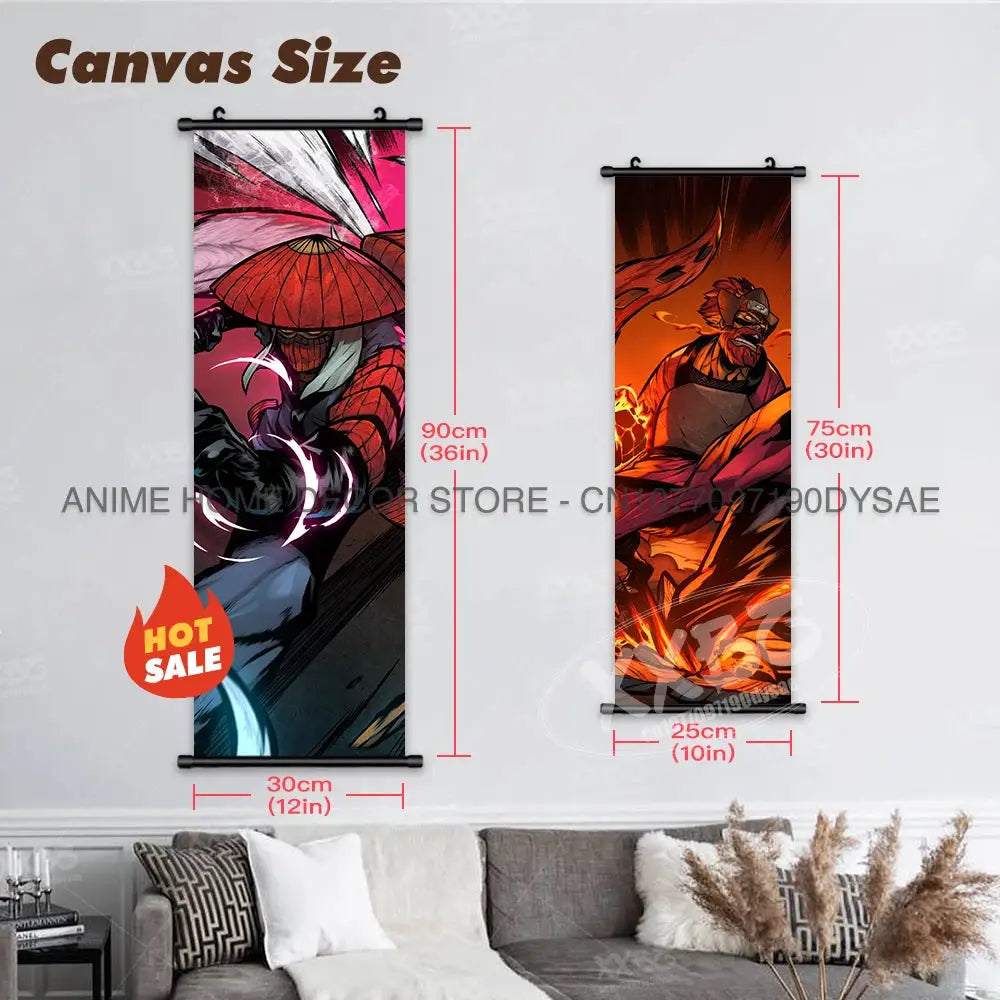 Uzumaki Naruto Posters Sasuke Home Decor Uchiha Madara Hanging Painting Might Guy Scrolls Picture Gaara Wall Art Killer B Mural from PriceLows™