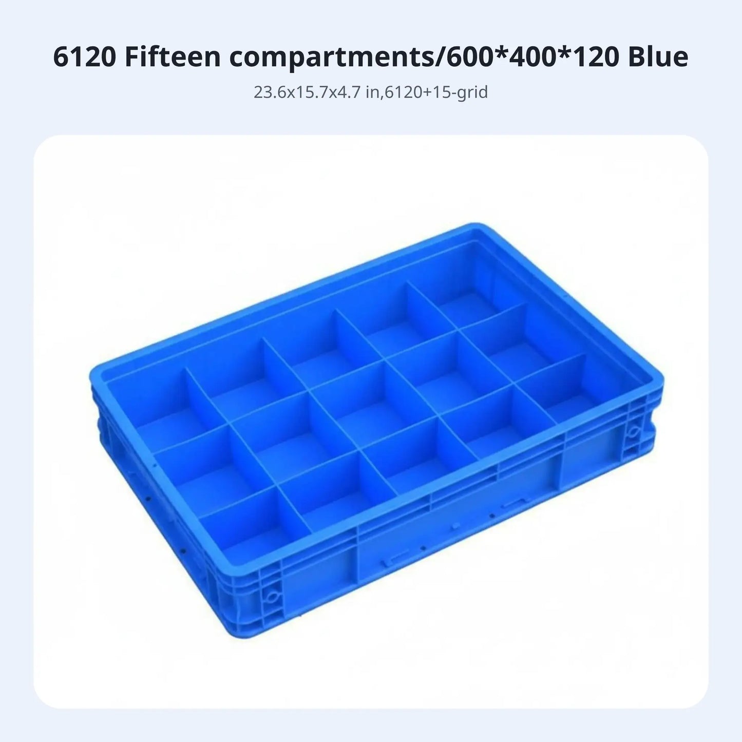 Multi-Compartment Box Compartmented Design Stackable Component Container Space-Saving sturdyDuty for Technicians, Workshop from PriceLows™