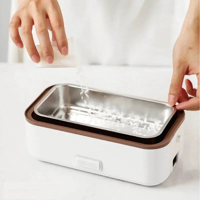 110V/220V Electric Lunch Box Portable Food Fast Heating Lunch Box 304 Stainless Steel Warmer Multi-Layer Office Lunch Box 800ml from PriceLows™