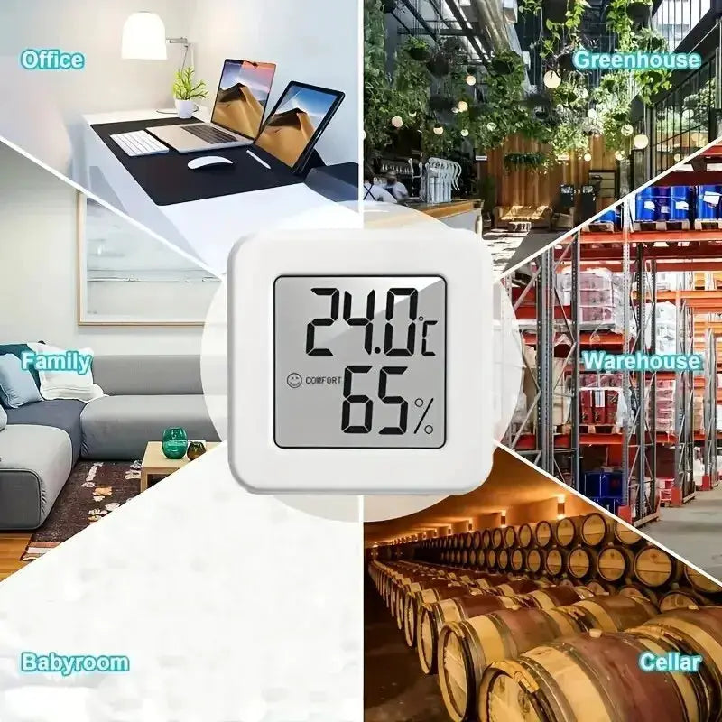Digital Hygrometer Thermometer Indoor Thermometer Temperature Gauge Mini LCD Weather Station Sensor For Home Room Humidity Meter from PriceLows™
