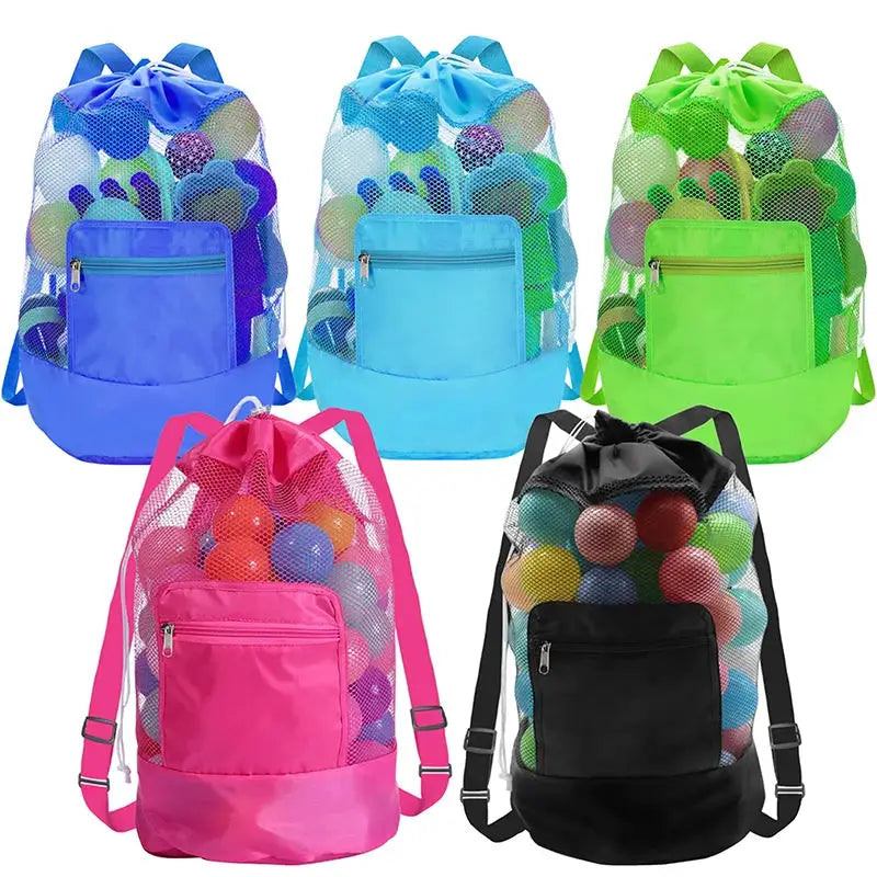 New Outdoor Beach Bag Beach Toy Storage Bag Swimming Clothing and Miscellaneous Storage Bag Shoulder Handheld Storage Bag Touris from PriceLows™