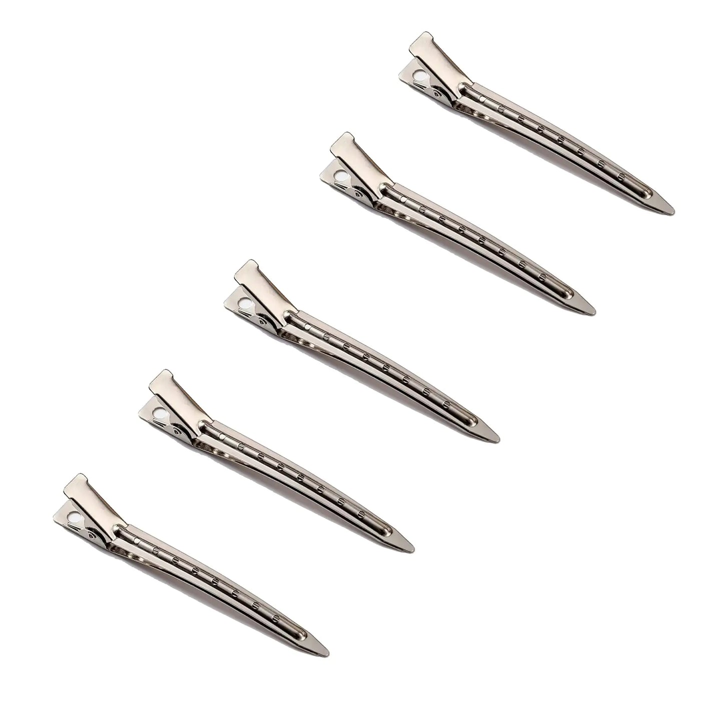 Metal Hair Clips | Duckbill Crocodile Style | 10 Pack Combo