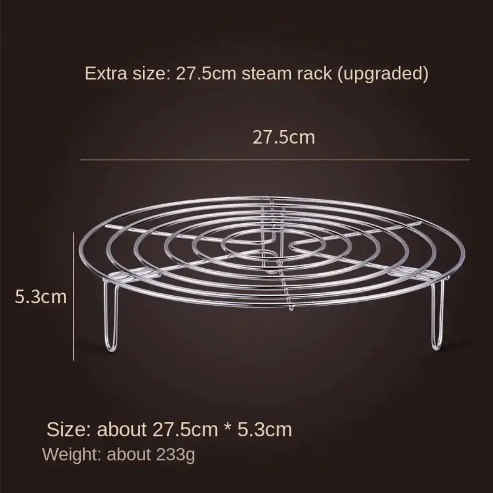 Steamer Rack | Stainless Steel | Diameter 15.5 to 27.5 cm | Heavy Duty