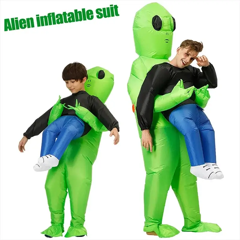 Alien Inflatable Costume | Green Color | Kids Size