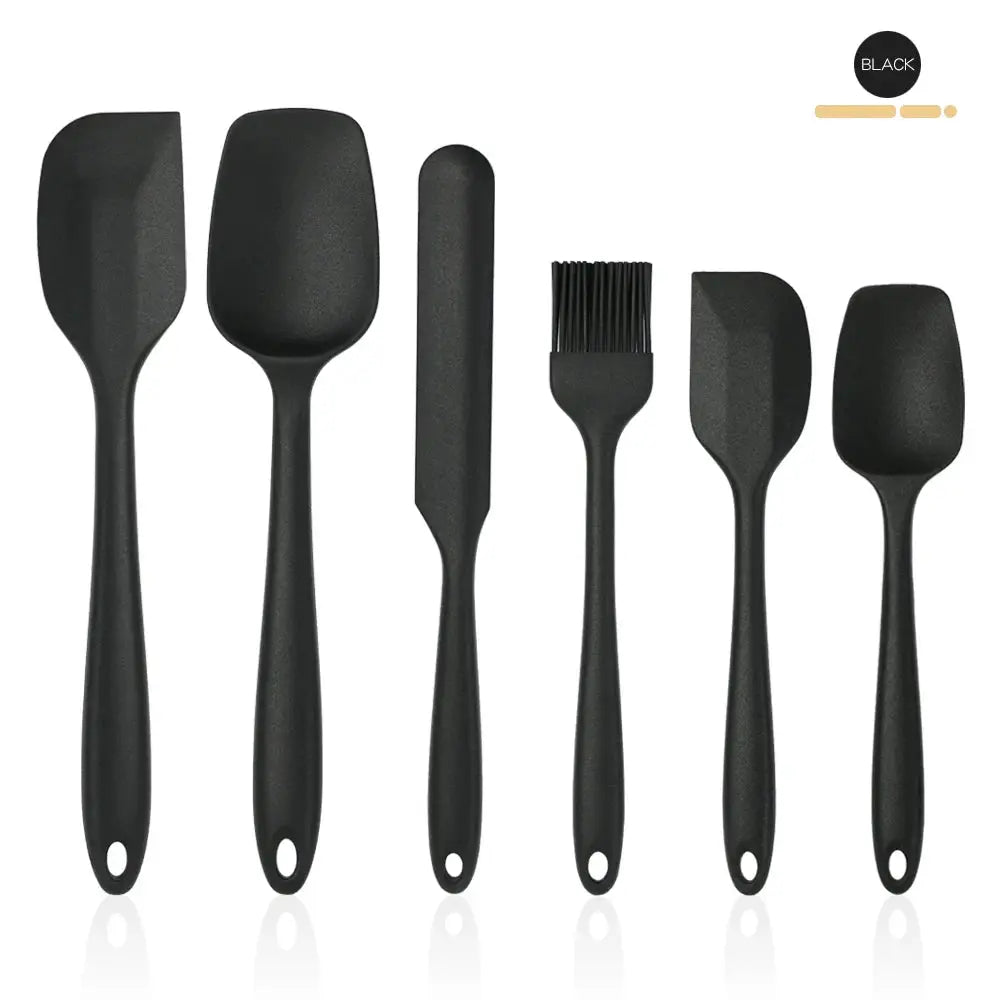 Silicone Flexible Utensils Set Seamless Spatula Kit for Baking, Scraping, Mixing Non-Stick Heat Resistant Kitchen Cooking Tools from PriceLows™