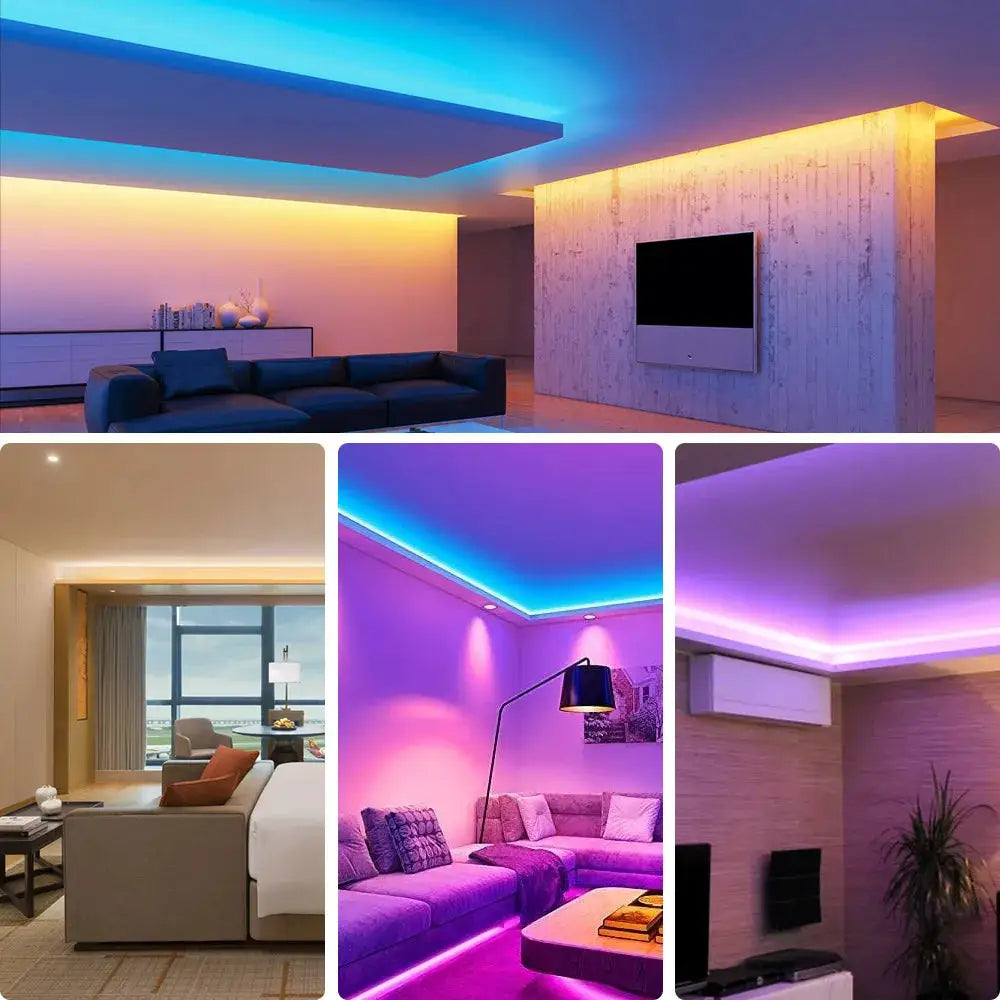 COB LED Strip 480 528 Chips/M High Density Flexible FOB Led Red Green Blue Warm Nature Cool White Linear Dimmable Light 12V 24V from PriceLows™