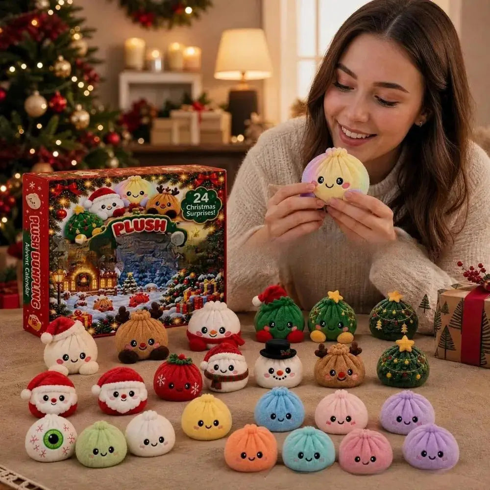 Christmas Dumpling Squishy | 24 Day Calendar | Slow Rising