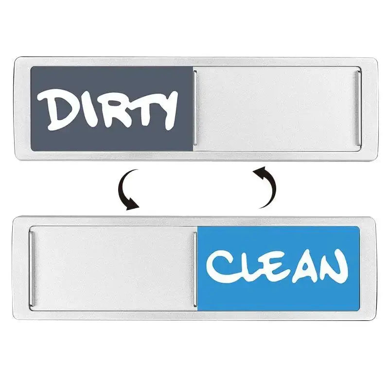Dishwasher Magnet | Clean Dirty Sign | Fridge Use | 17.7x5.2cm