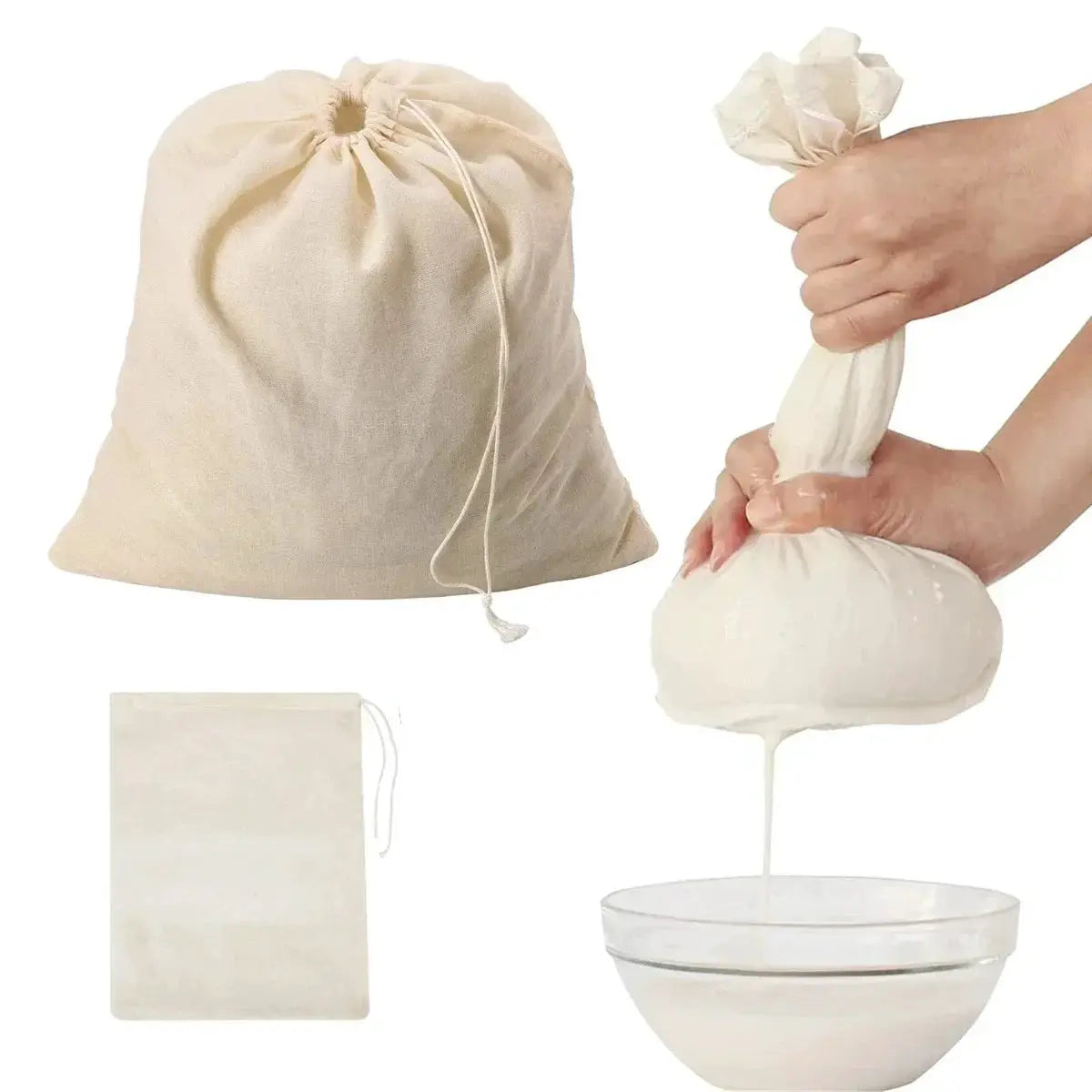 Cotton Gauze Kitchen Items Tofu Cheese Filter Cloth Butter Milk Coffee Filter Tools Gadgets Dining Bar Home Garden from PriceLows™