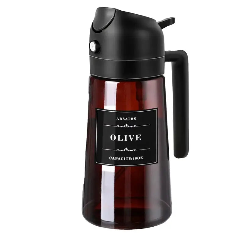 Oil Dispenser | 2in1 Glass Sprayer | Leak Proof | 16oz 470ml