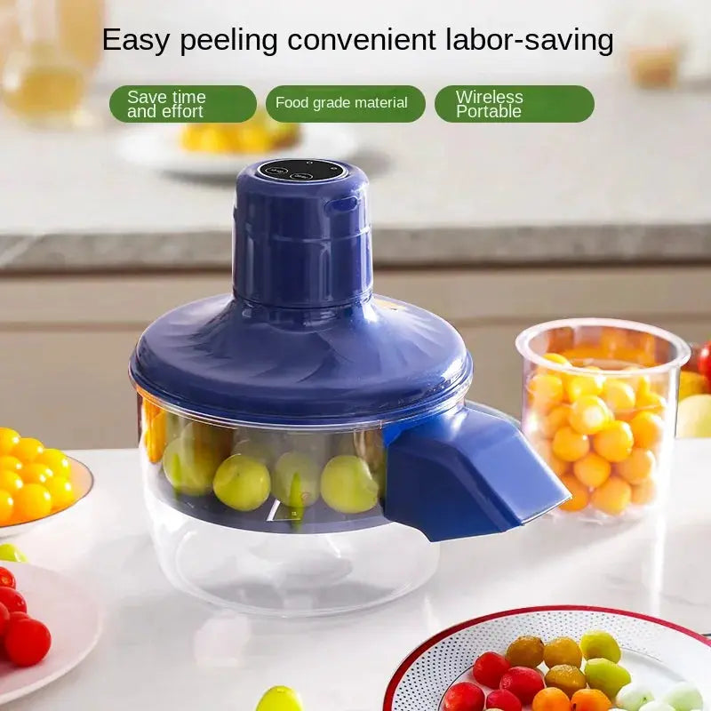 Electric Fruit Peeler Rechargeable Peeling Machine Portable Grape/tomato/Garlic Peeler Fruit Peeling Knife Tools from PriceLows™