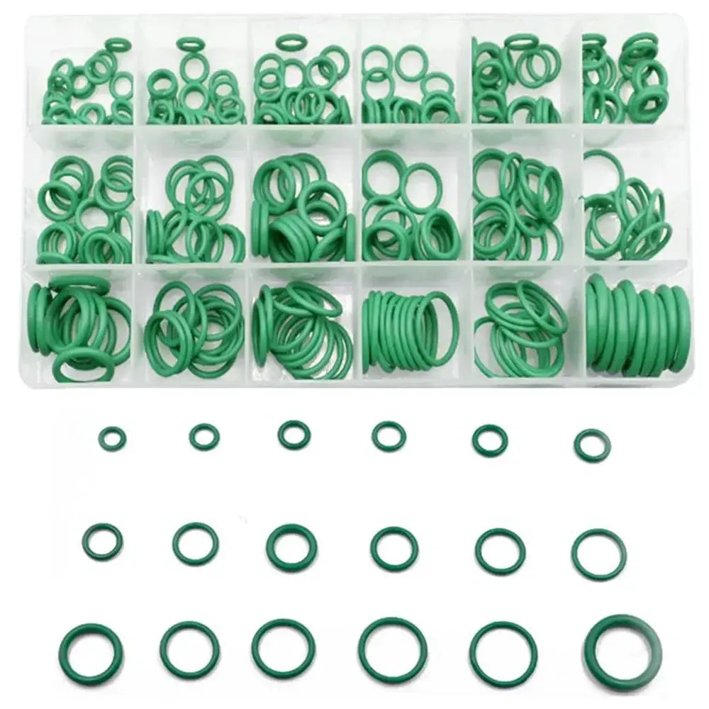 270Pcs 18 Sizes Universal Car Air Conditioning HNBR O Rings Car Auto Repair Tools Rubber Air Conditioning Refrigerant Ring Set from PriceLows™
