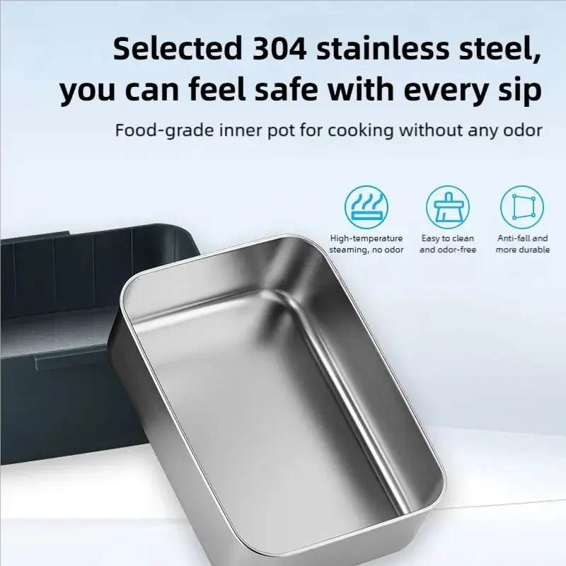 TINSOL New 3.5L Electric Lunch Box 90W Portable Food Heater Suitable for Car or Home Leak-proof Lunch Heating Microwave from PriceLows™