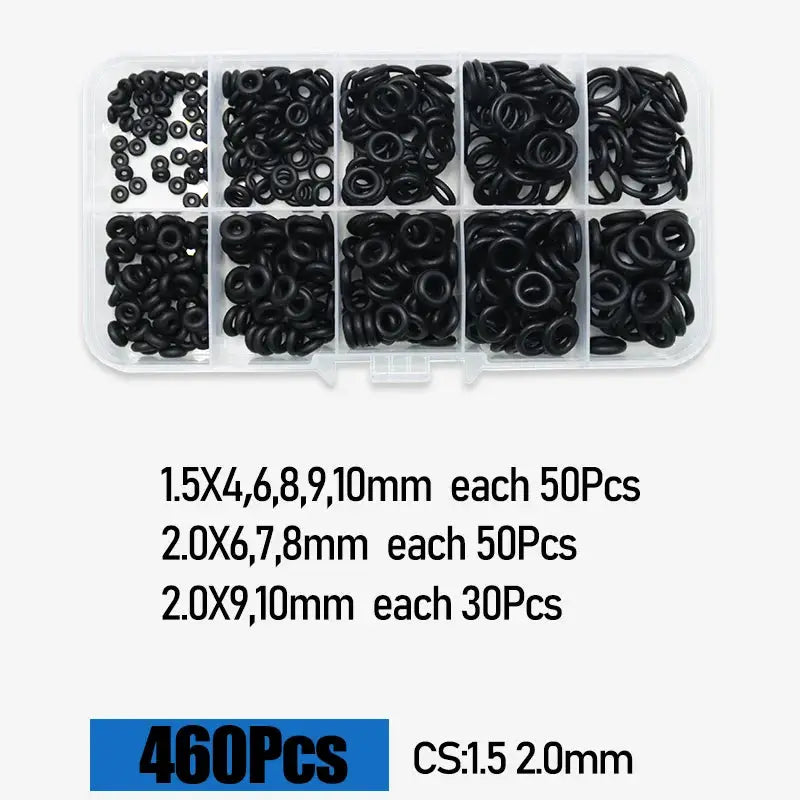 O Ring CS 1.0 1.5 to 4.0mm Sealing Washer Nitrile Rubber O-ring Faucet Plumbing Gaskets Oil Resistant High Temperature Oring Kit from PriceLows™
