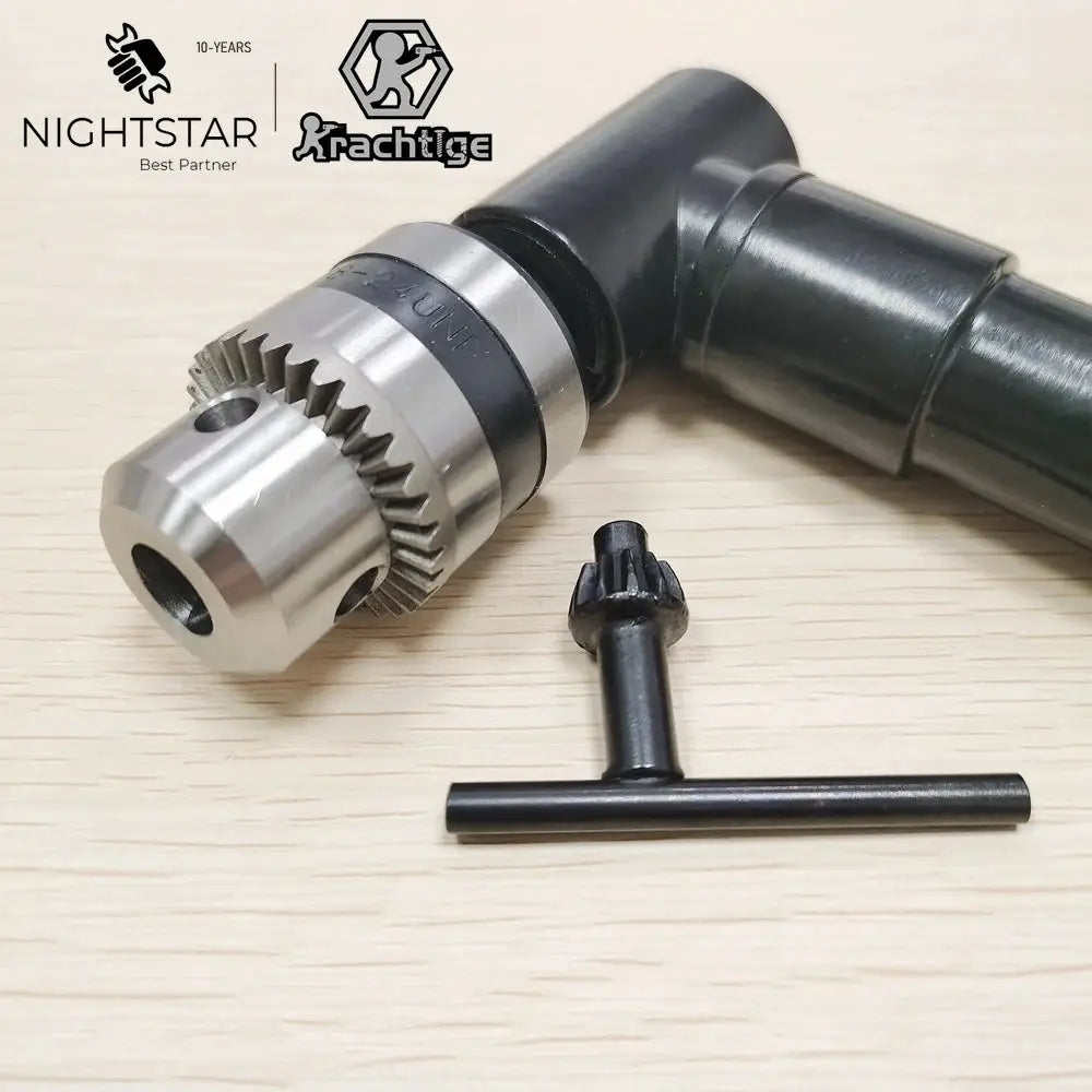 Key Cordless Drill Attachment Angle Adaptor MAX/ 25N*m + Electric 90 Degree Angle 8mm Hex Shank Chuck Self Drill Adapter 1-10mm from PriceLows™