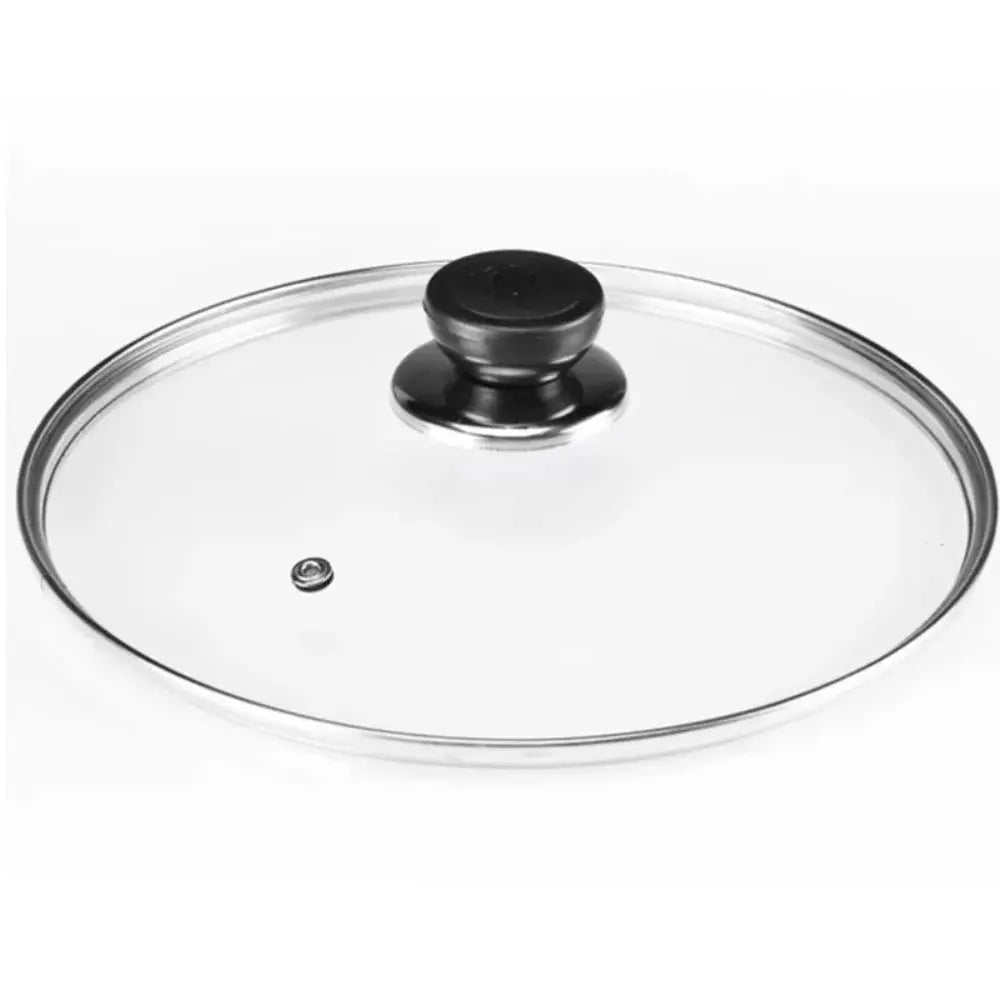 Tempered Glass Pot Lid | Stainless Steel Rim | Anti-Scalding | 12,14,16,18,20 cm