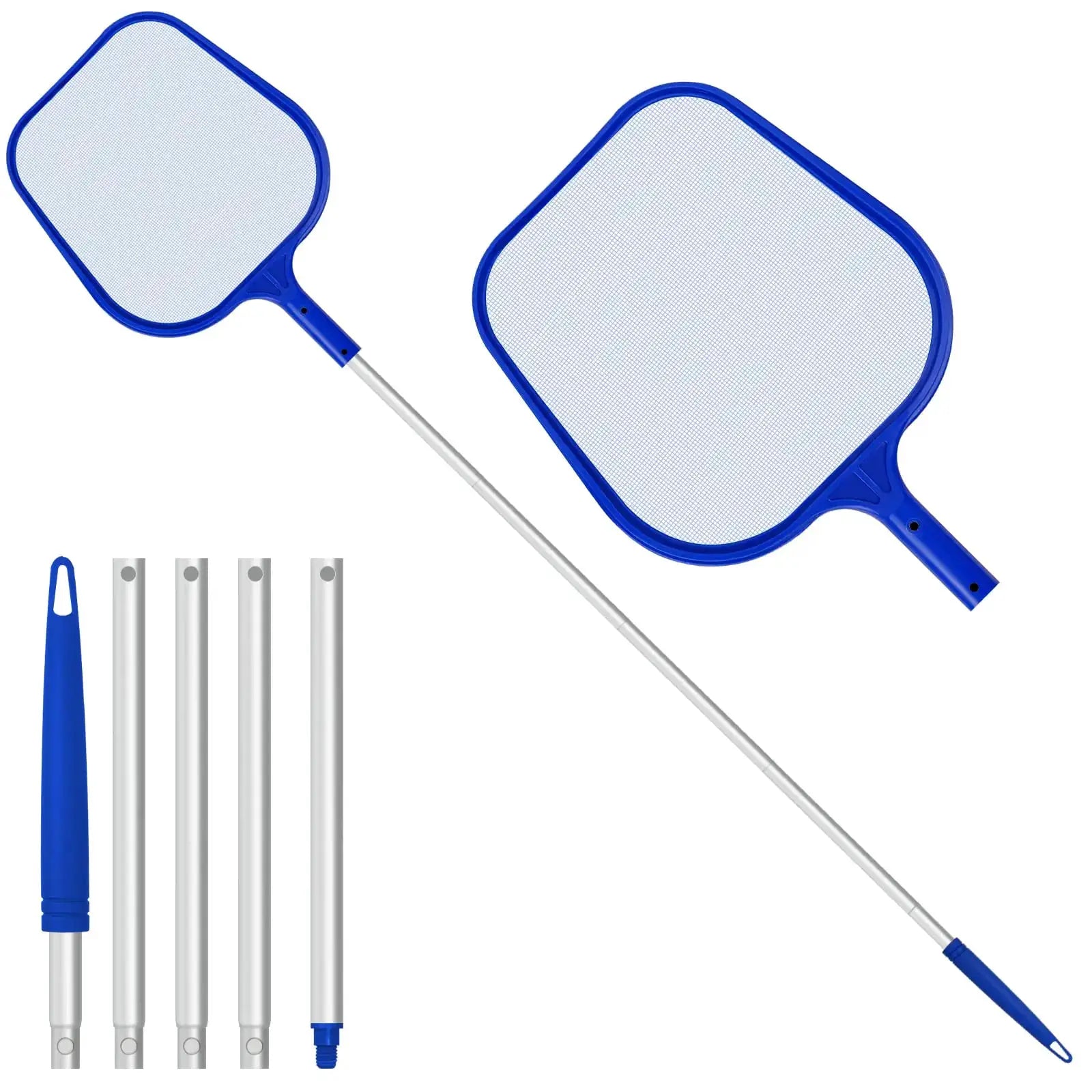 Swimming Pool Leaf Skimmer Net, Fine Mesh Heavy-Duty Cleaning Net for Pool, Pond, Hot Tub and Garden from PriceLows™