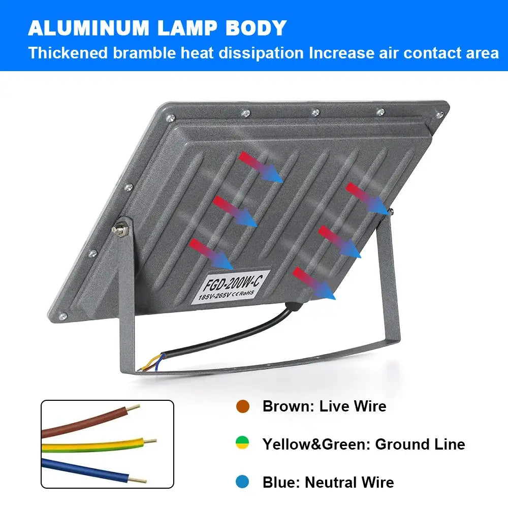COB Flood Light | 50 Watt Output | Waterproof IP65 Rating