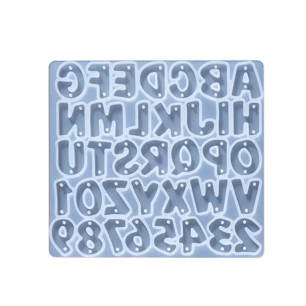 Alphabet Epoxy Resin Silicone Mold | DIY Jewelry Crafts Mould