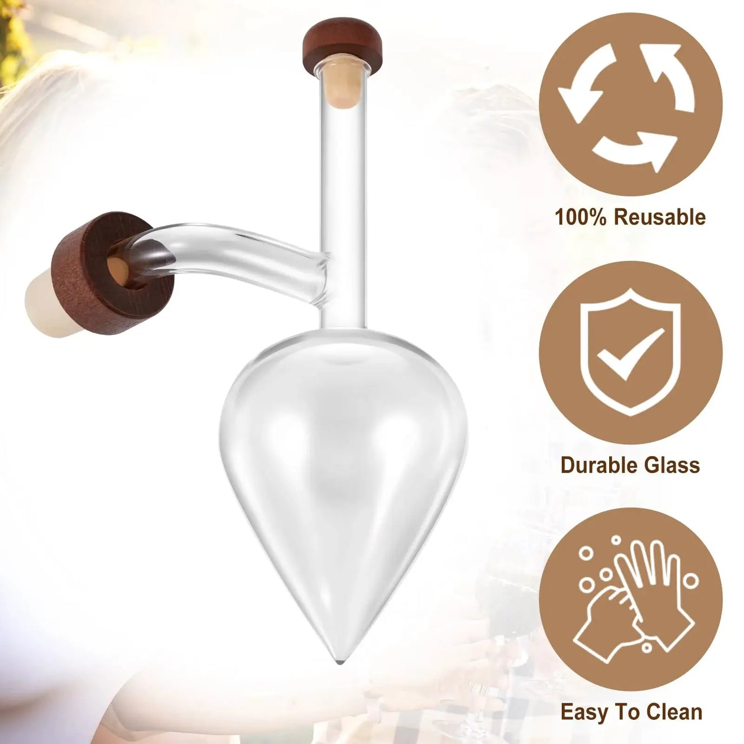 Wine Aerator Decanter Red and White Aerator Pourer Makes Your Wines Taste Better Italian Design Decanter Whiskey and Spirits Gif from PriceLows™