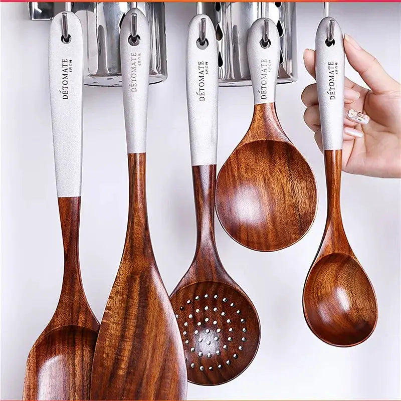 Wooden Cooking Utensil Set | Premium Teak | Eco Friendly | Standard