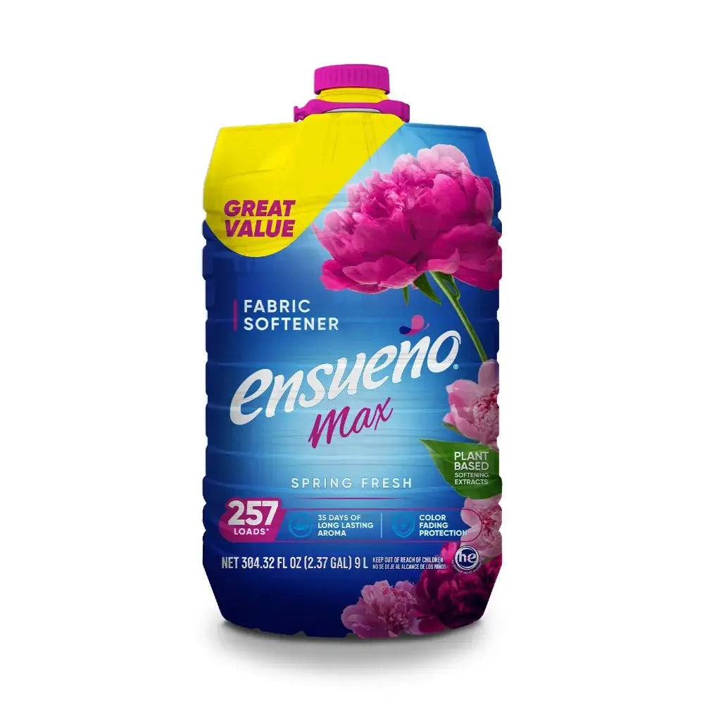 Liquid Fabric Softener | Fresh Spring Scent | 225 Loads | 304 Fl Oz