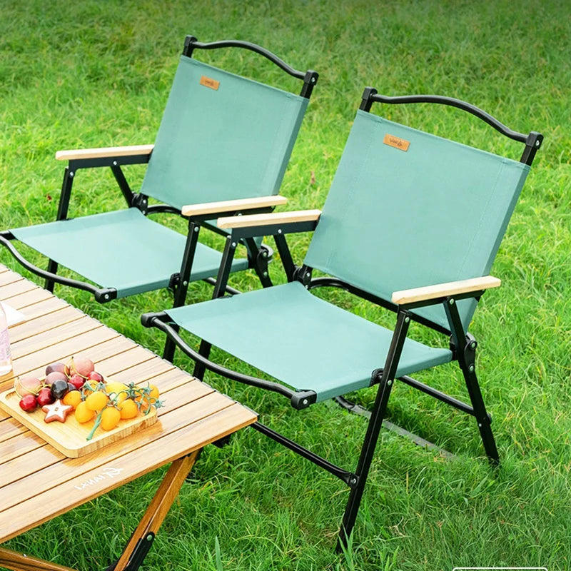 Camping Chair | Aluminum Frame | Ultra-Light Portable | Green
