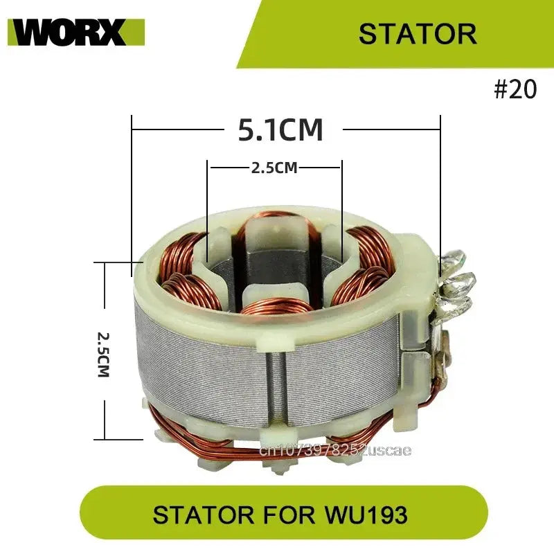 Orginal new Switch Driver motor reducer casing toothed wheel shell chuck parts for WORX WU193 Electric screwdriver from PriceLows™