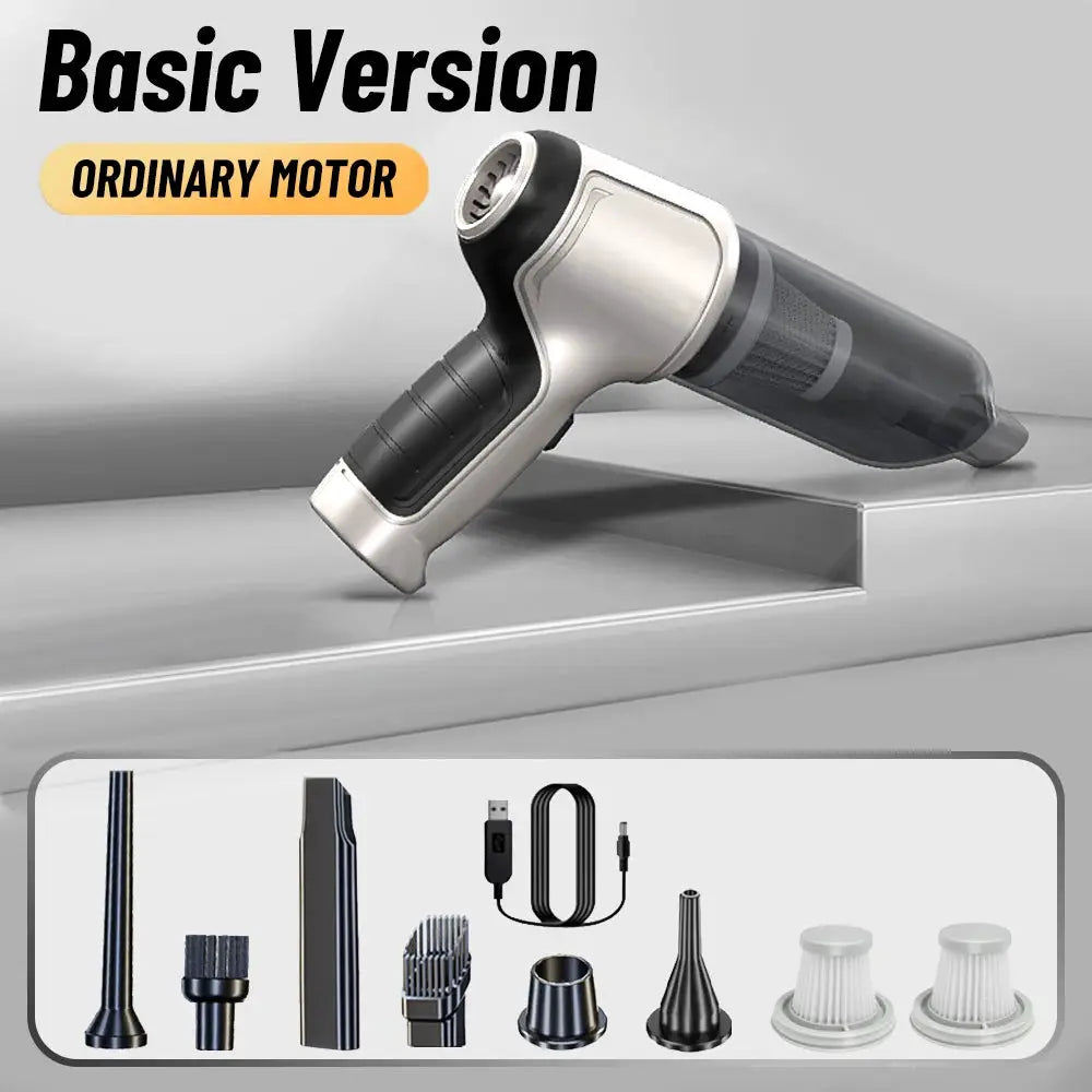 Car Vacuum Cleaner | 95000Pa Suction | 40 Min Battery Life | Cordless Handheld