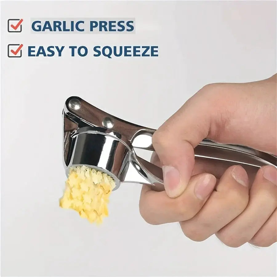 Commercial Heavy Duty Garlic Press & Multi-Tool. 18cm, Aluminum, for Restaurant, Durable from PriceLows™