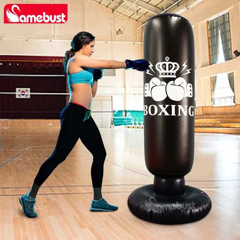 Inflatable Punching Bag | Bounce Back Design | Family Boxing Training
